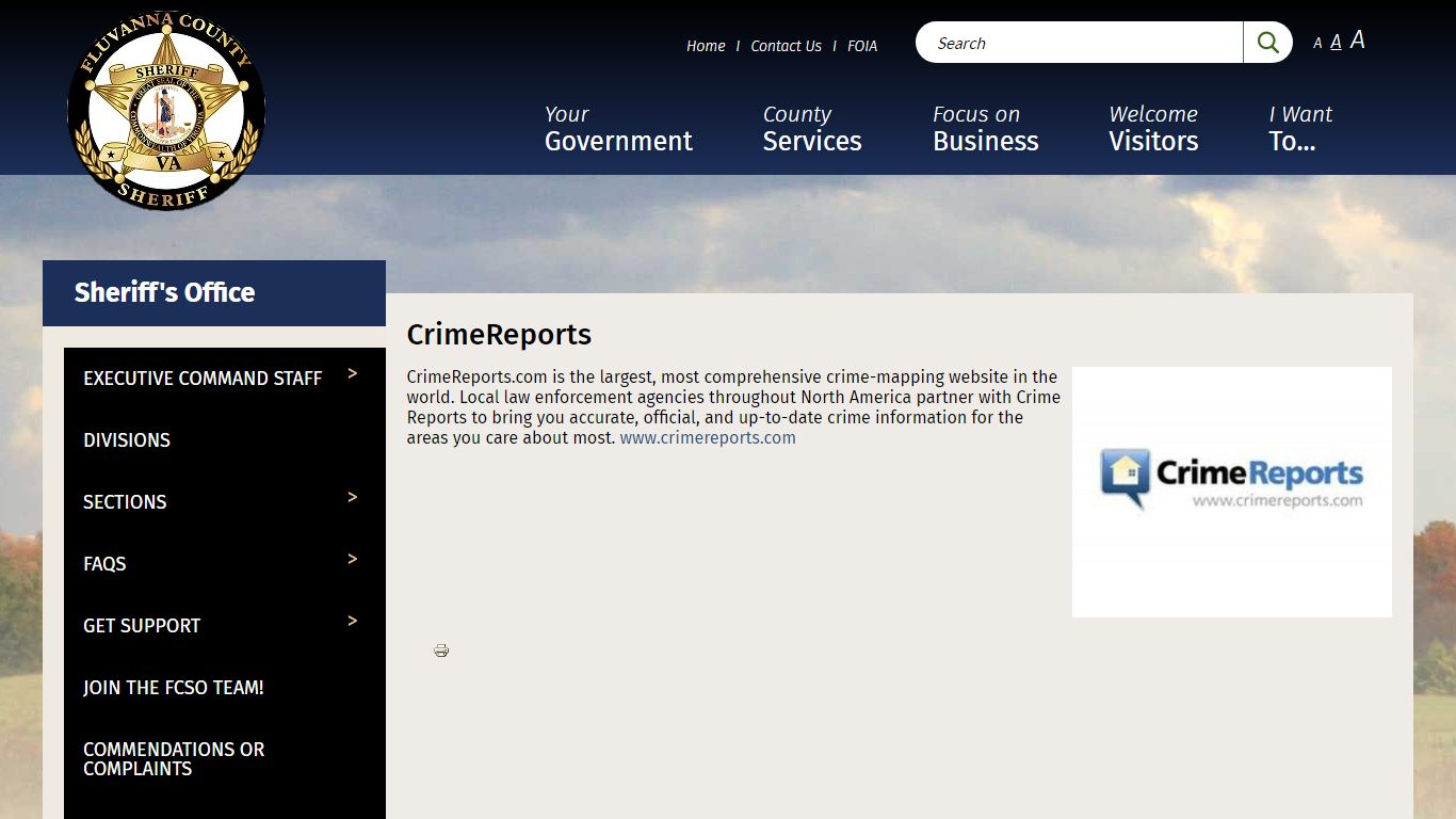 CrimeReports - Fluvanna County Virginia